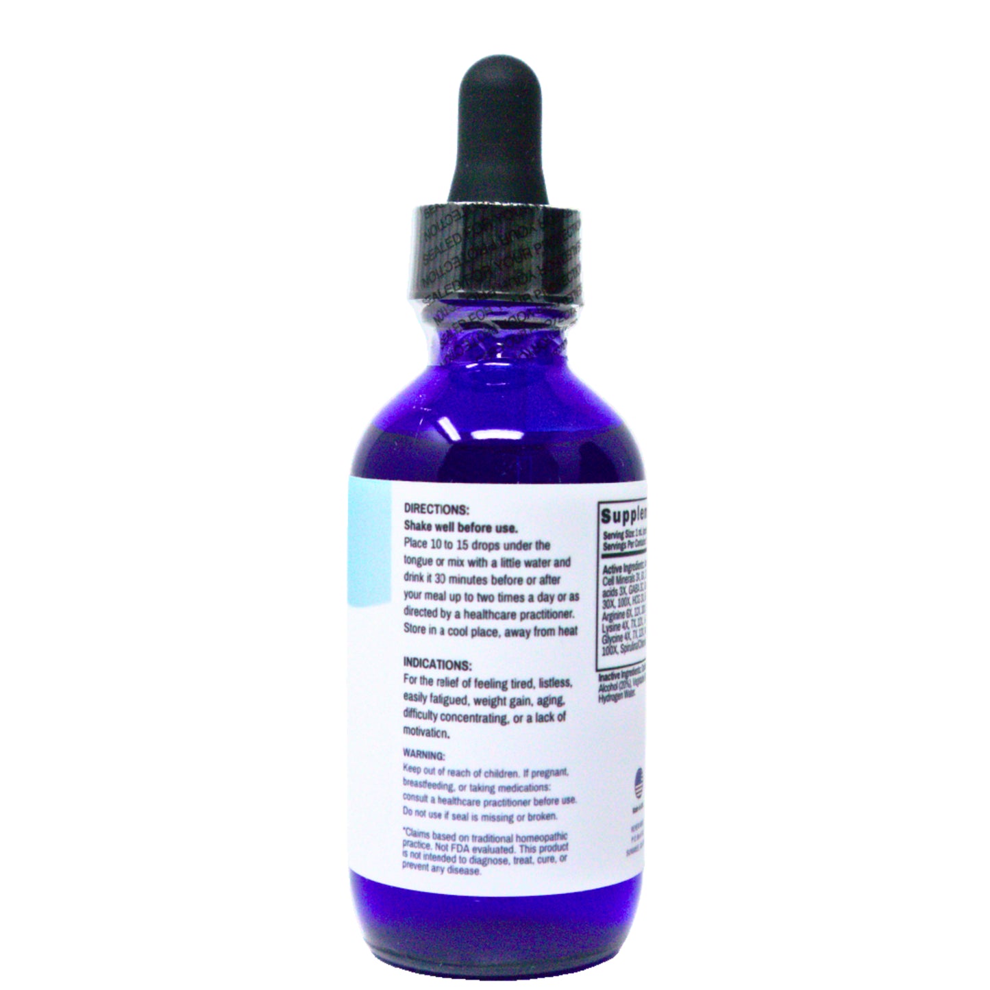 Renew Mind Homeopathic Support for Vitality & Mental Focus 2 Fl Oz