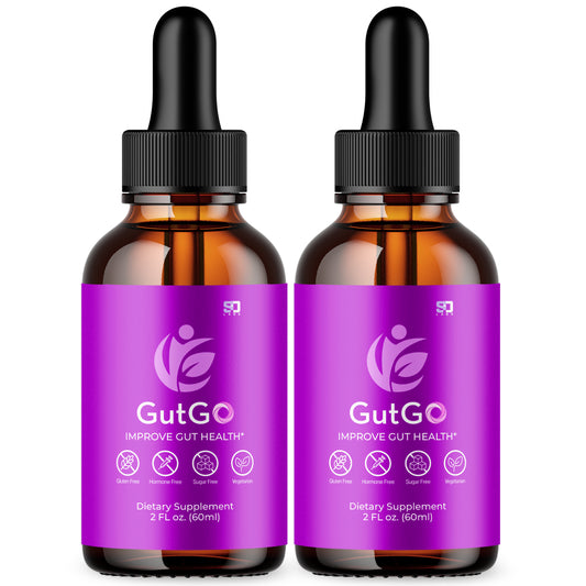 Gut Go Health Supplement - Support for Optimal Digestive Health (2 Pack)