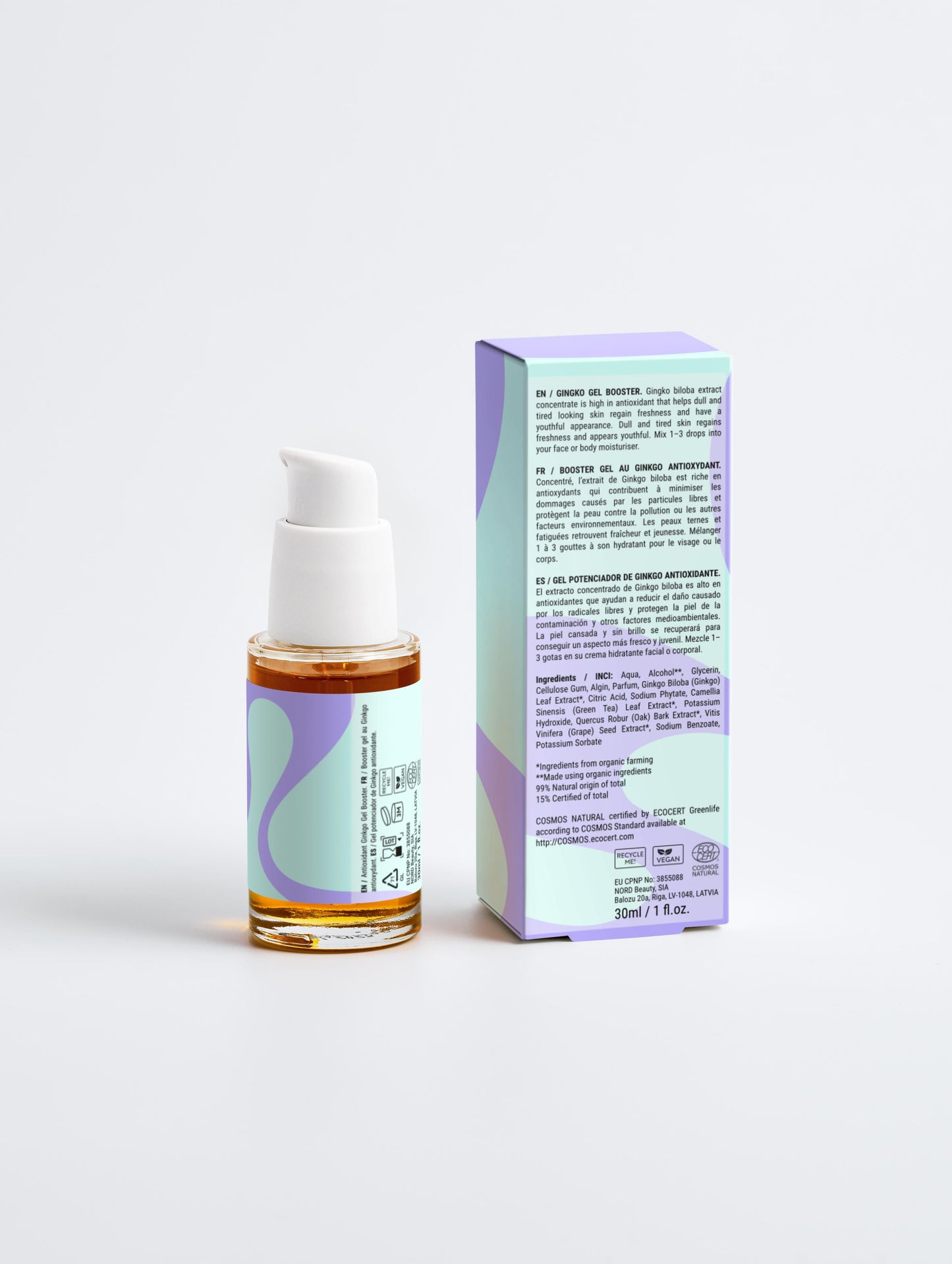 Antioxidant Ginkgo Gel Booster