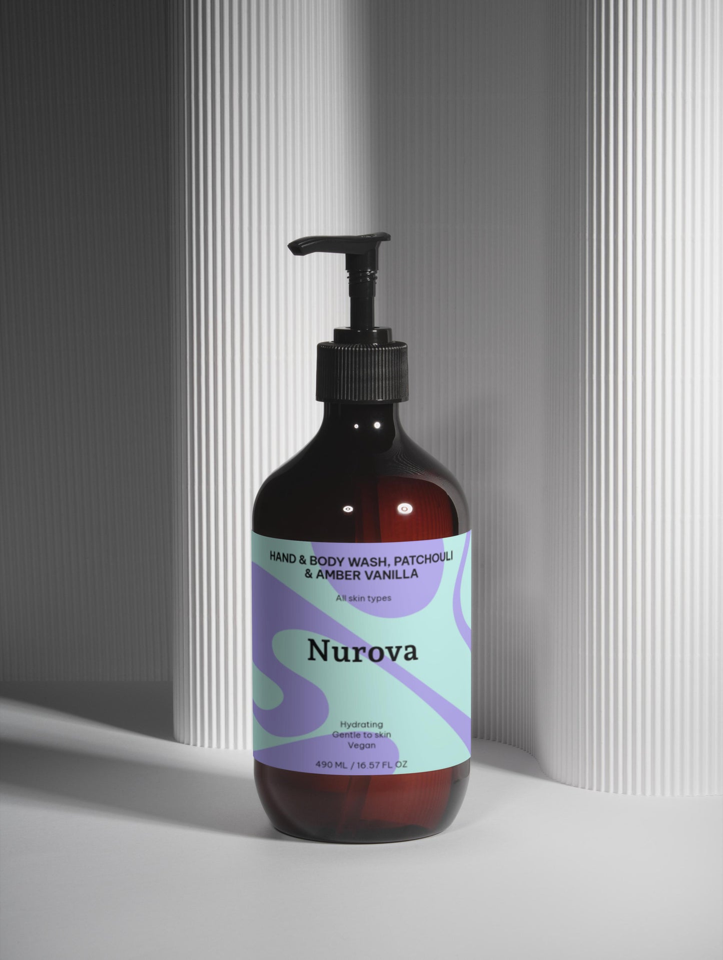 Hand & Body Wash, Patchouli & Amber Vanilla