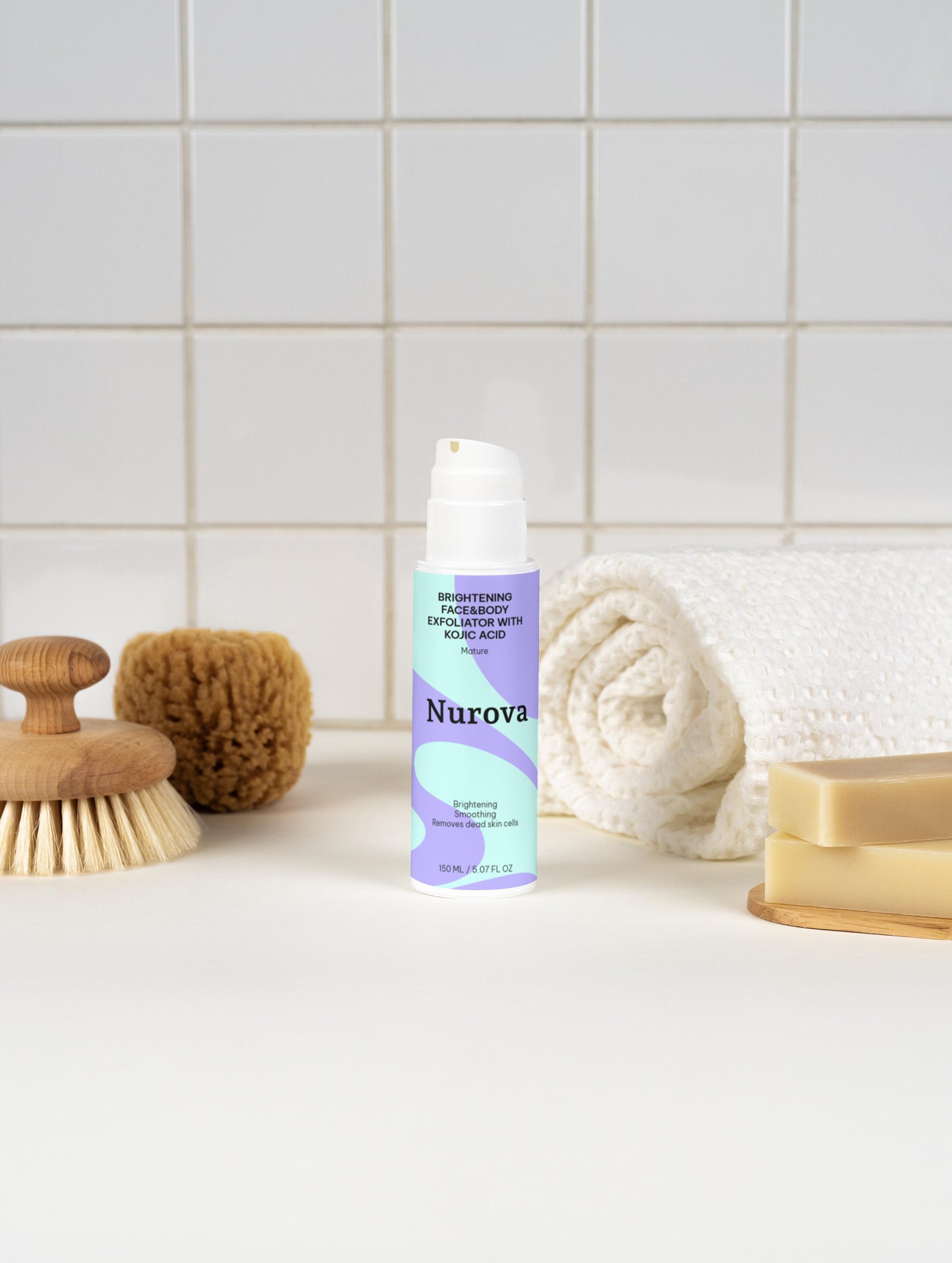 Brightening Face&Body Exfoliator with Kojic Acid